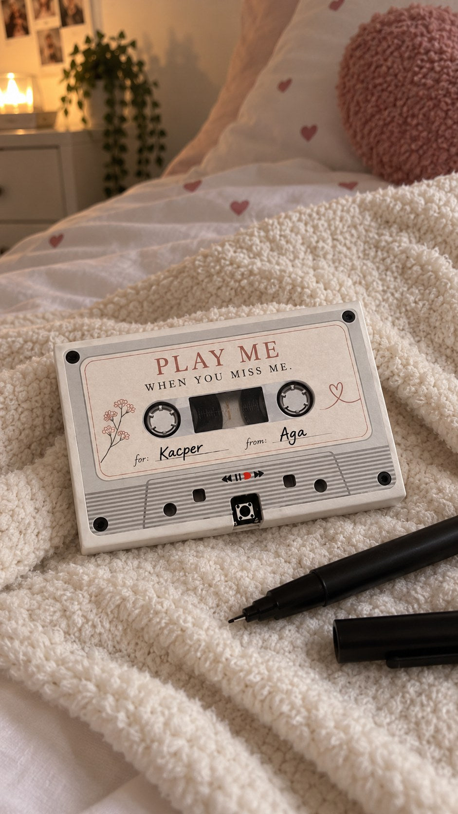 Play Me na łóżku